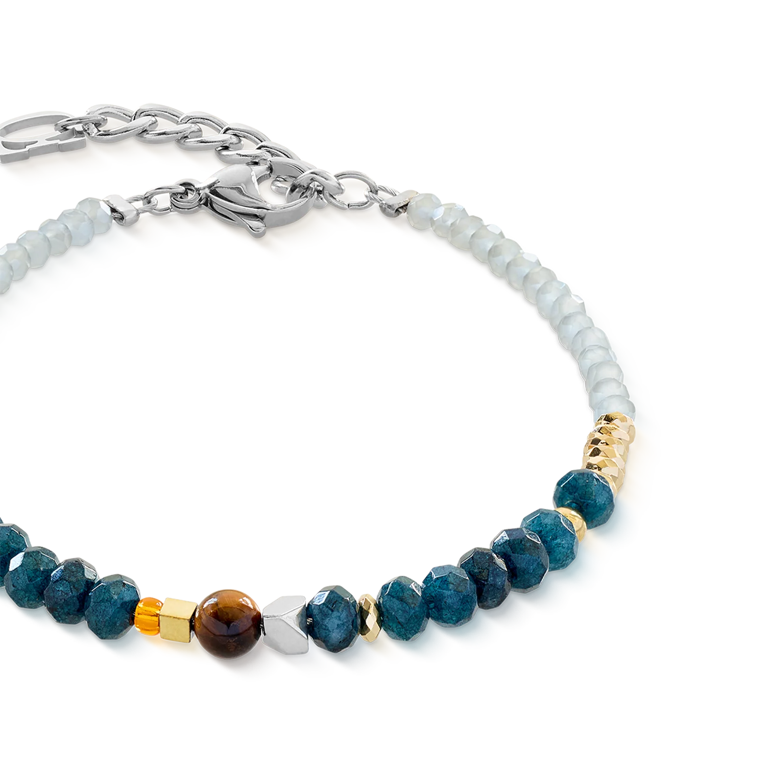 Bracelet Amulette Modern Future Motion bicolore - Image 2