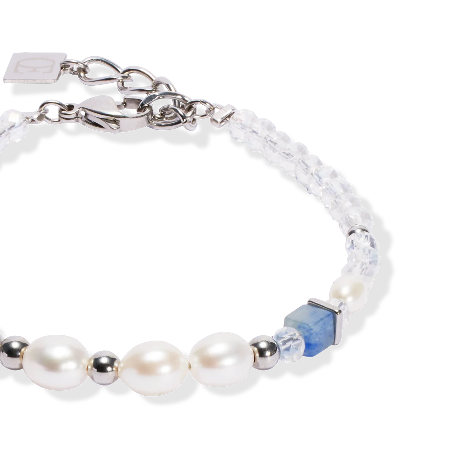 Bracelet Cosmic Pearls soft argent - Image 2