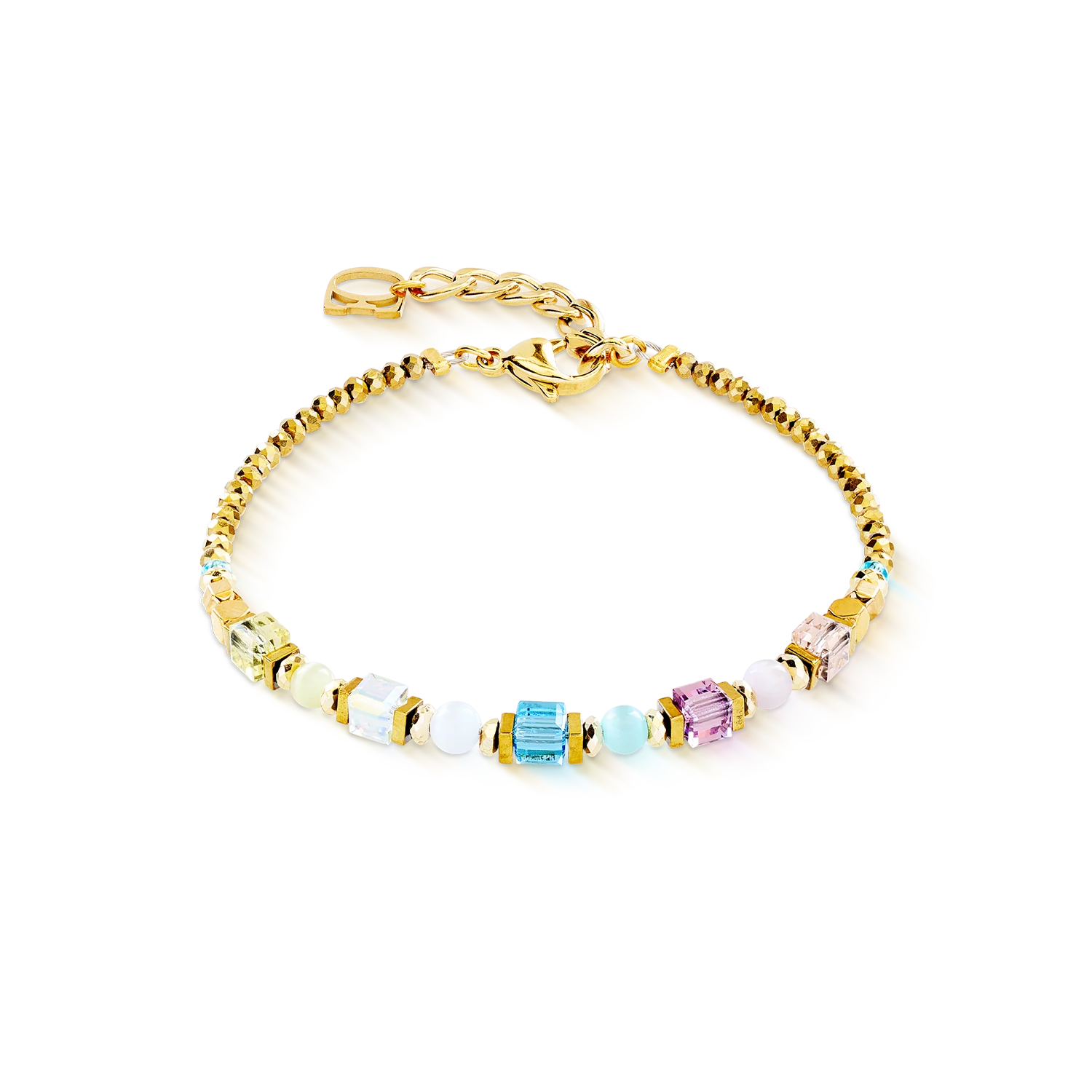 Bracelet Cube Aura pastel or