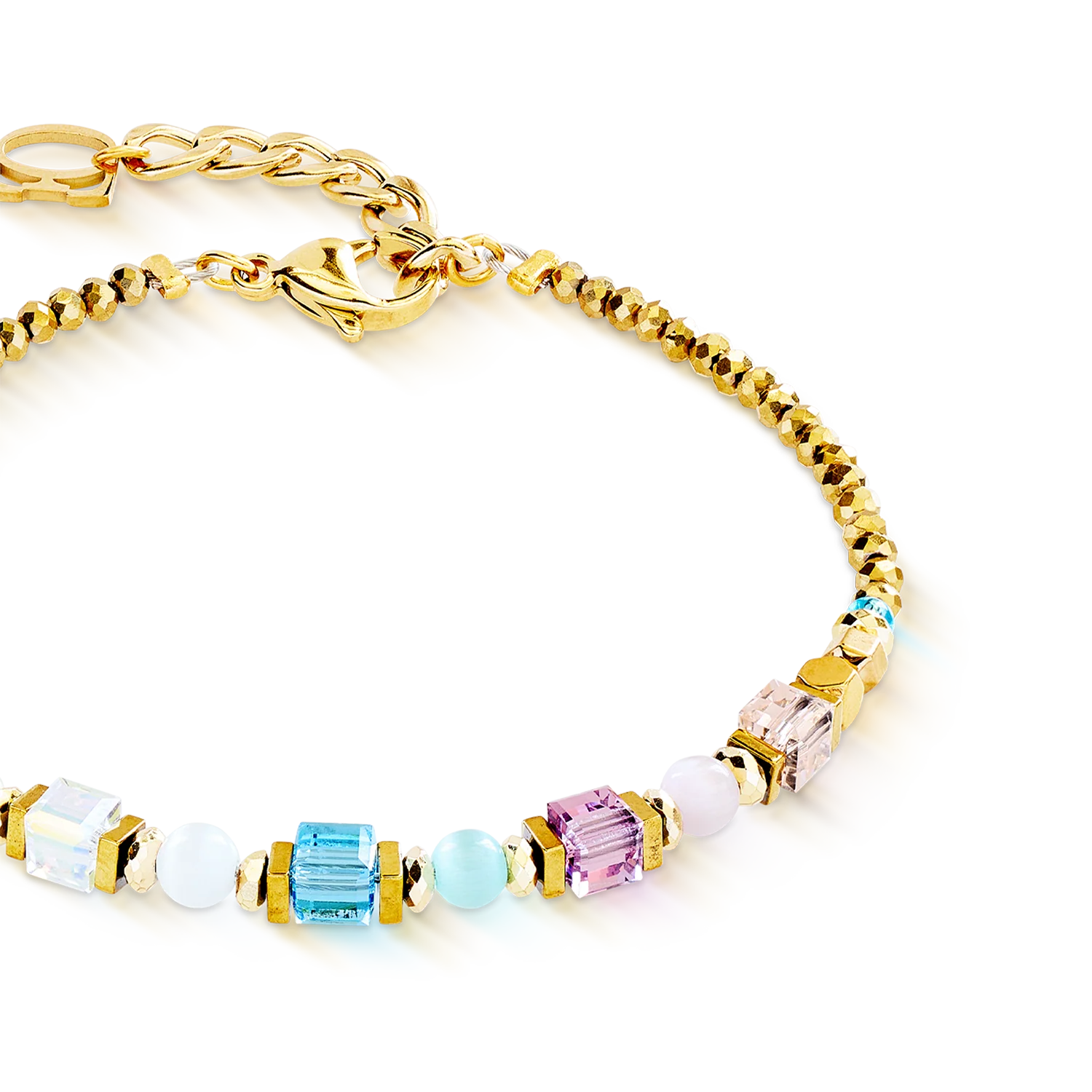 Bracelet Cube Aura pastel or - Image 2