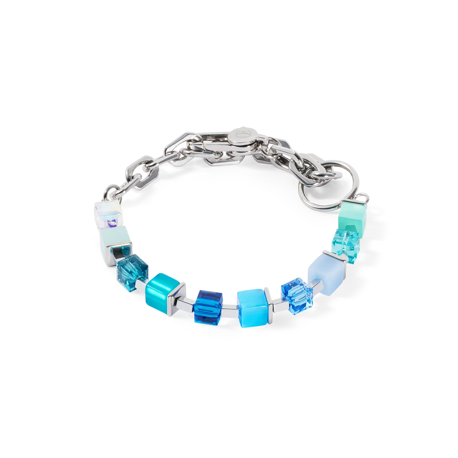 Bracelet Cube Fusion Charm argent-océan