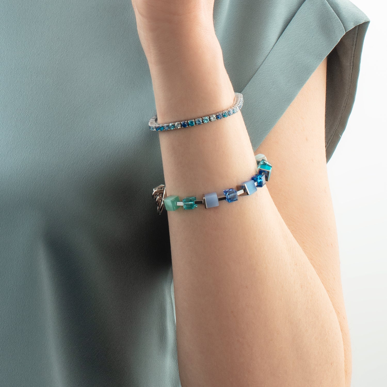 Bracelet Cube Fusion Charm argent-océan - Image 4