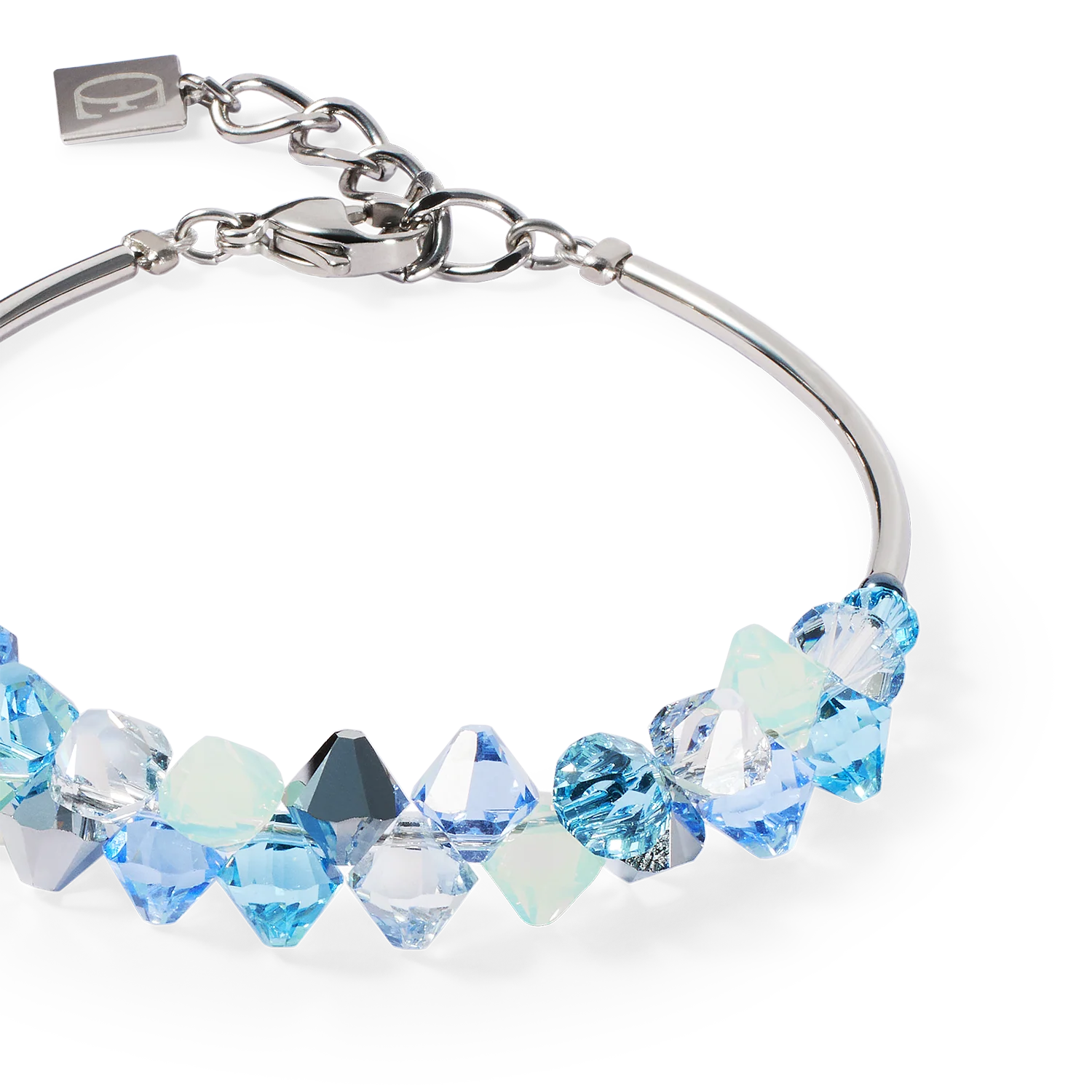 Bracelet Dancing Crystals argent-bleu - Image 2