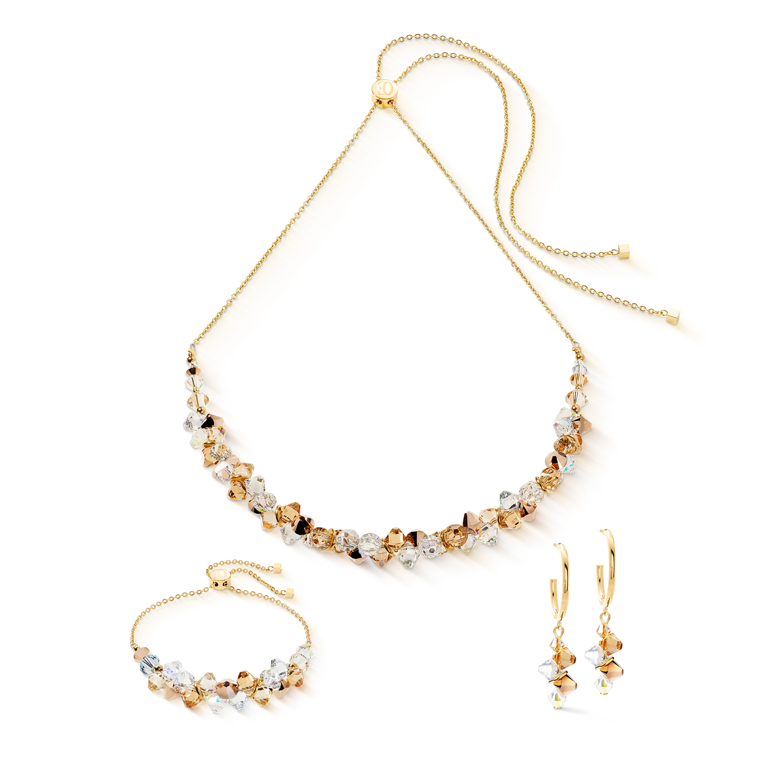 Bracelet Dancing Crystals or-beige - Image 3