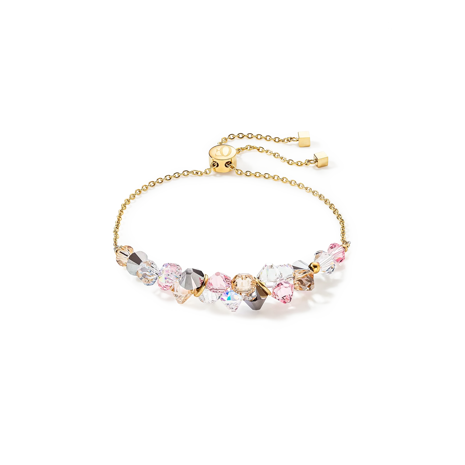 Bracelet Dancing Crystals or rose clair
