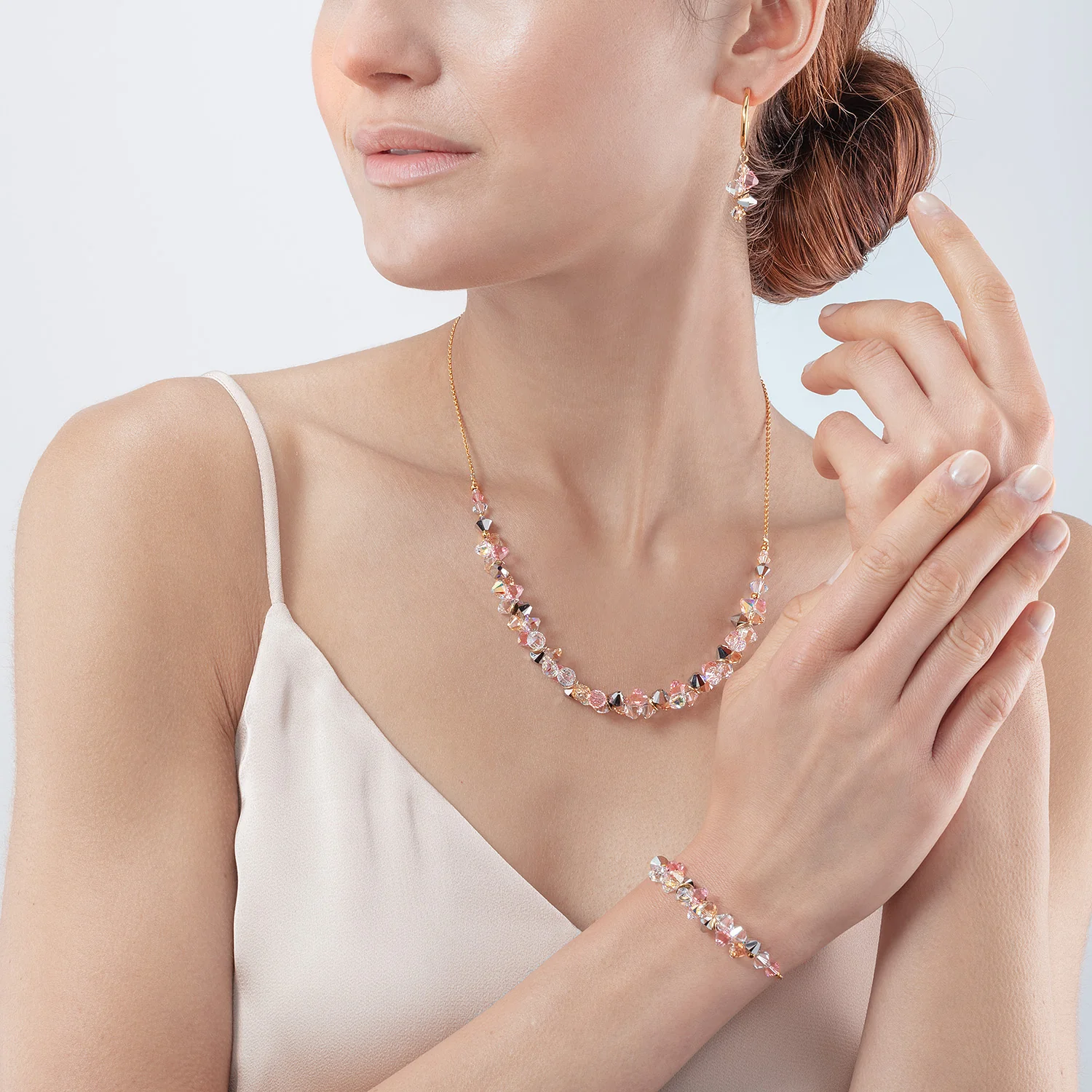 Bracelet Dancing Crystals or rose clair - Image 4