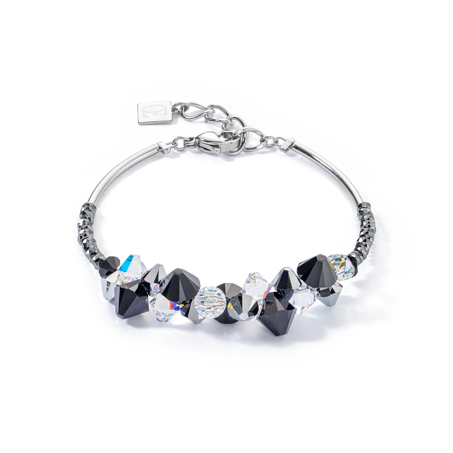 Bracelet Dancing Crystals Update argent-noir