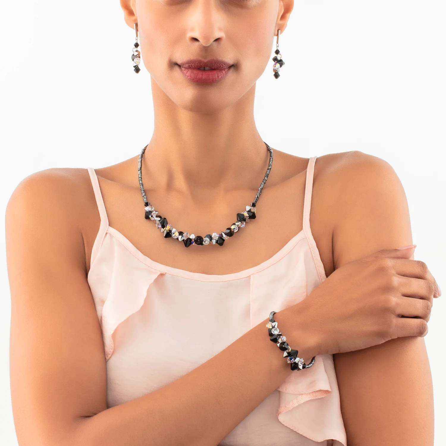 Bracelet Dancing Crystals Update argent-noir - Image 4