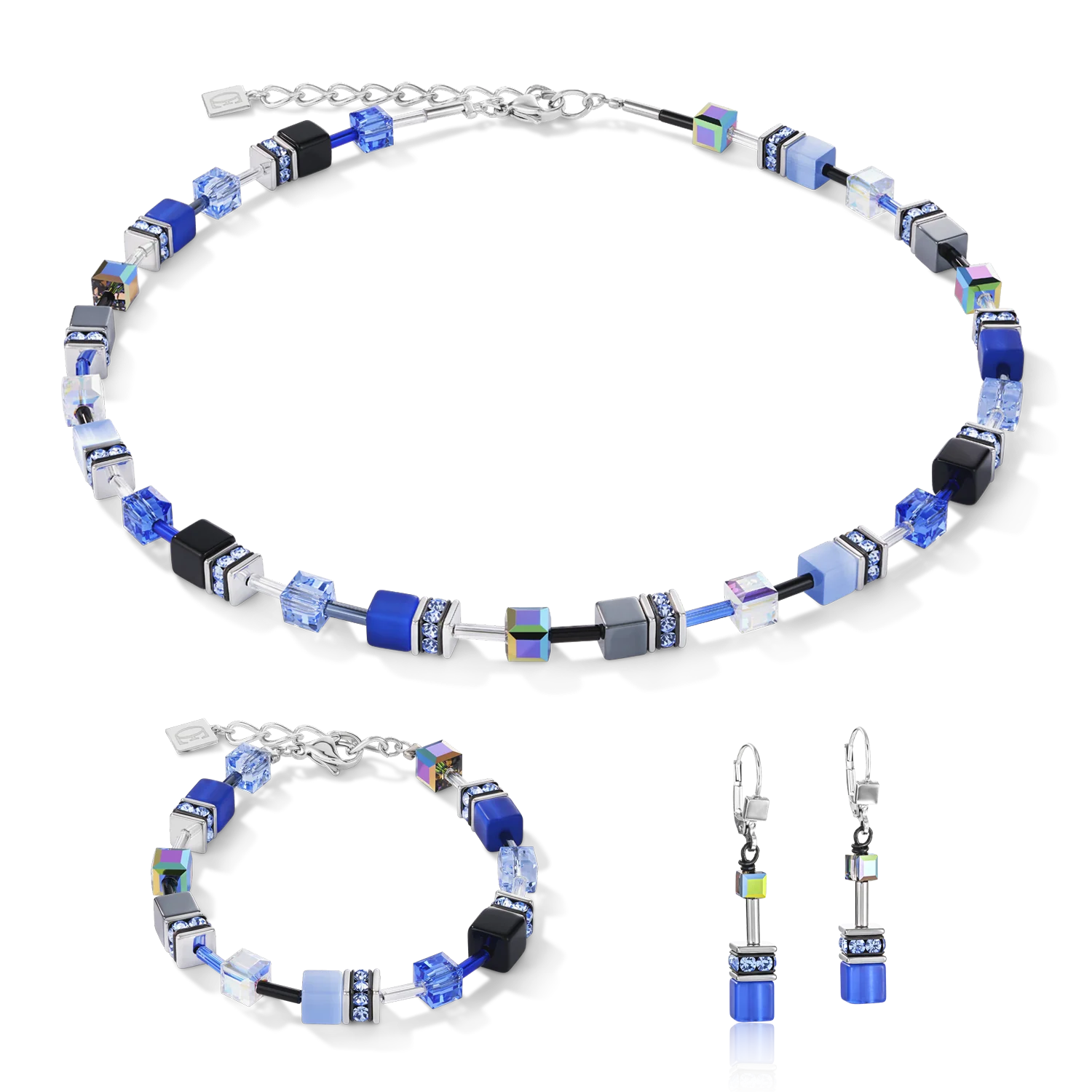 Bracelet GeoCUBE® bleu cobalt - Image 3