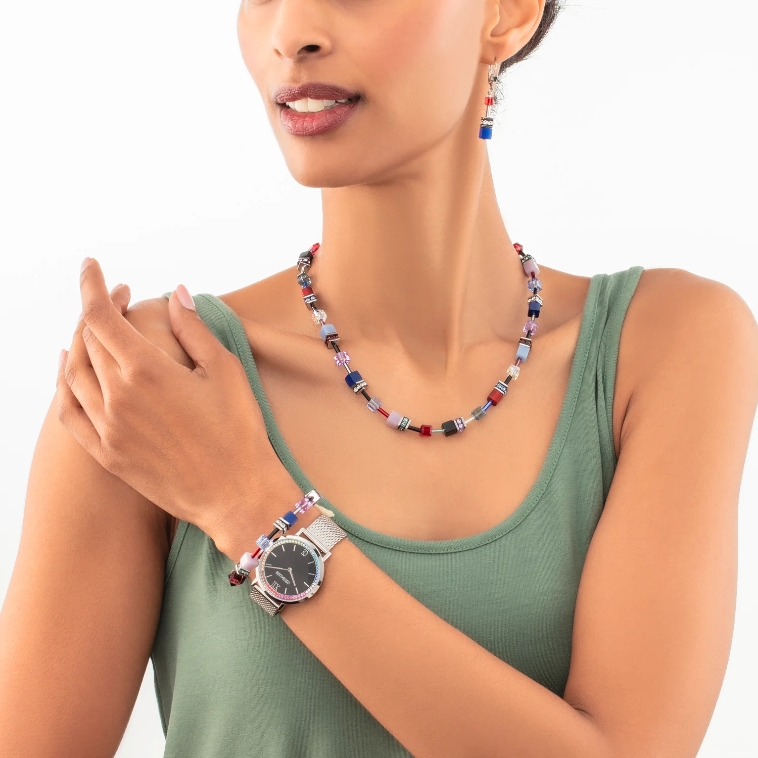 Bracelet GeoCUBE® Iconic argent-royal - Image 4