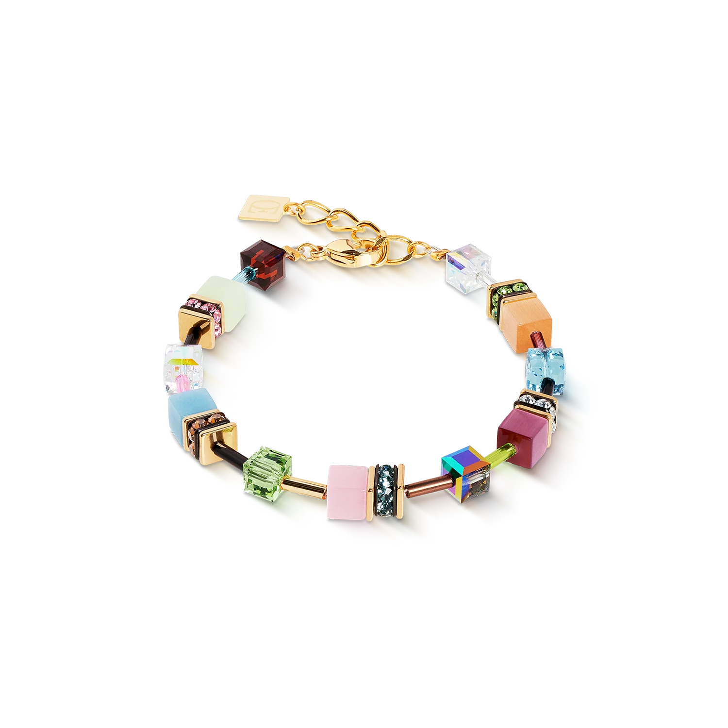 Bracelet GeoCUBE® Iconic Art Nouveau or