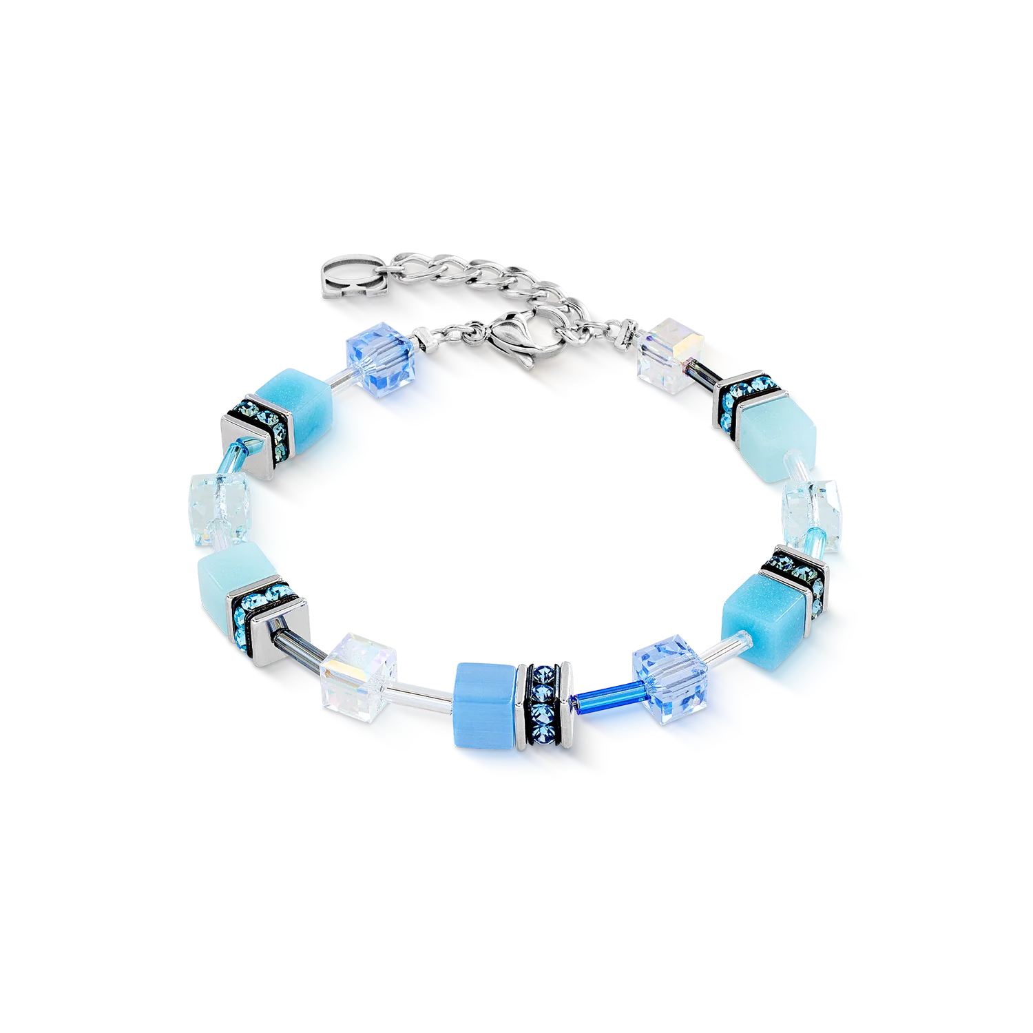 Bracelet GeoCUBE® Iconic bleu aqua