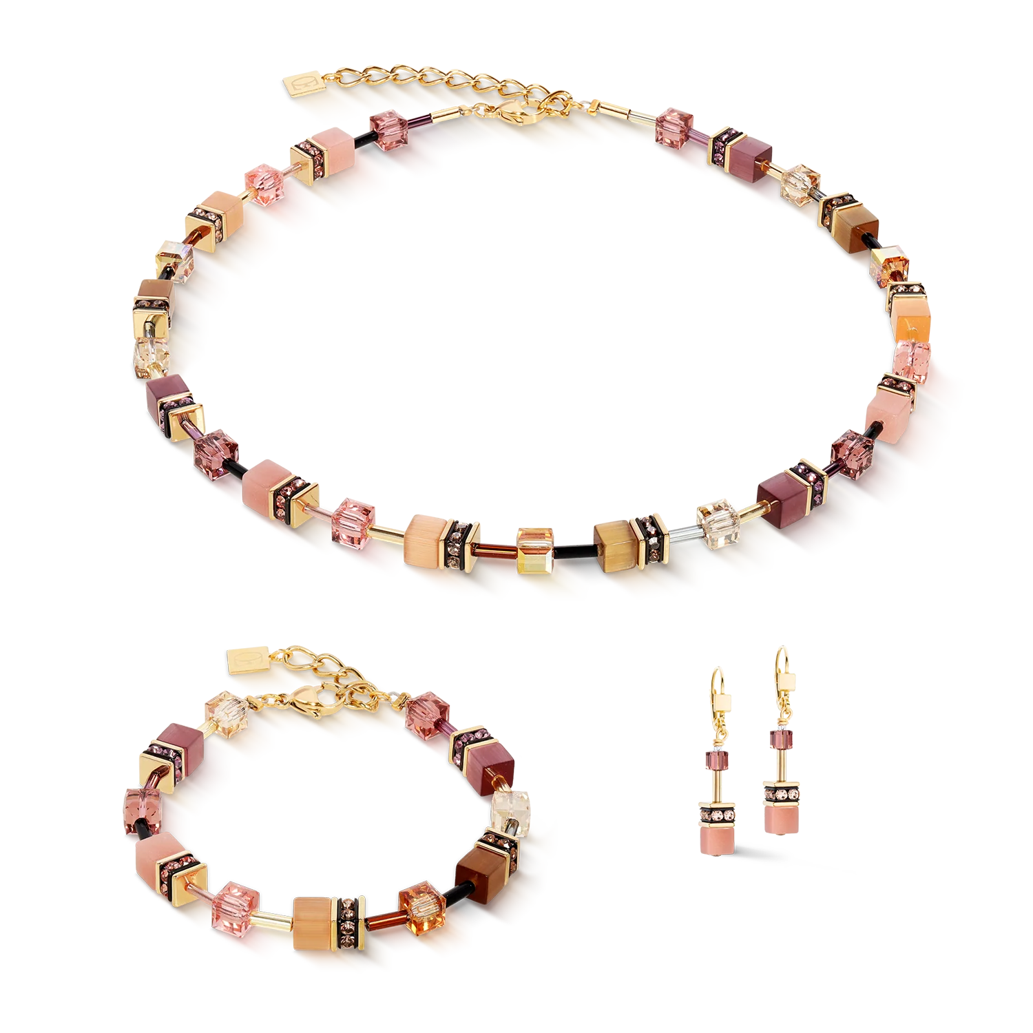 Bracelet GeoCUBE® Iconic golden Blush - Image 3
