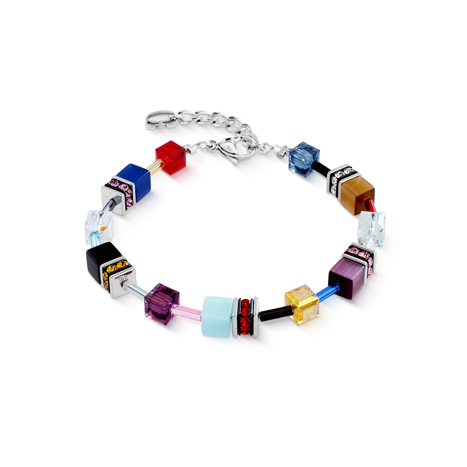 Bracelet GeoCUBE® Iconic Love Energy argent