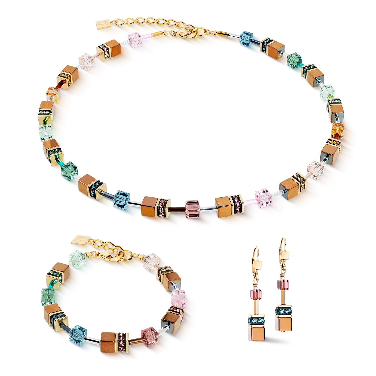 Bracelet GeoCUBE® Iconic Metallic Art Nouveau or - Image 3
