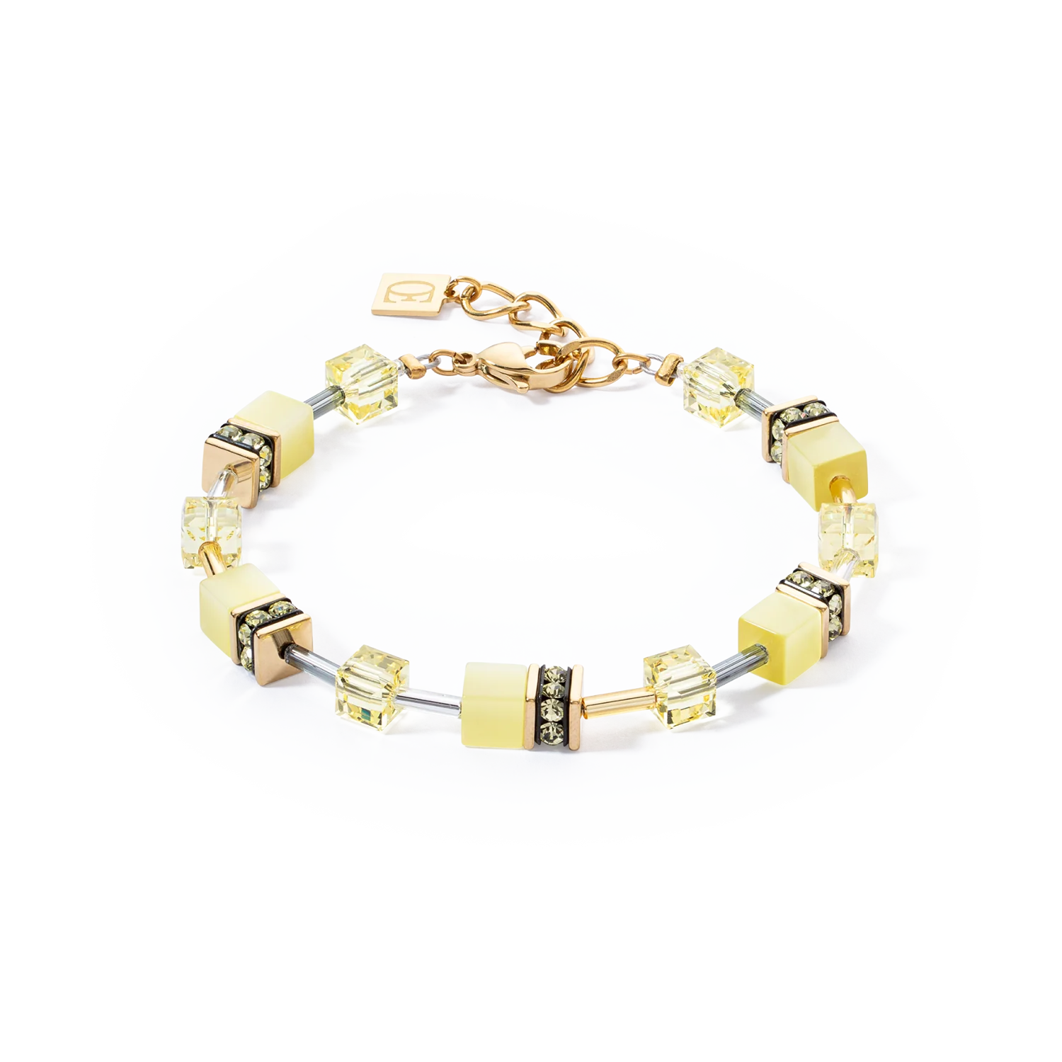 Bracelet GeoCUBE® Iconic Mono Or jaune