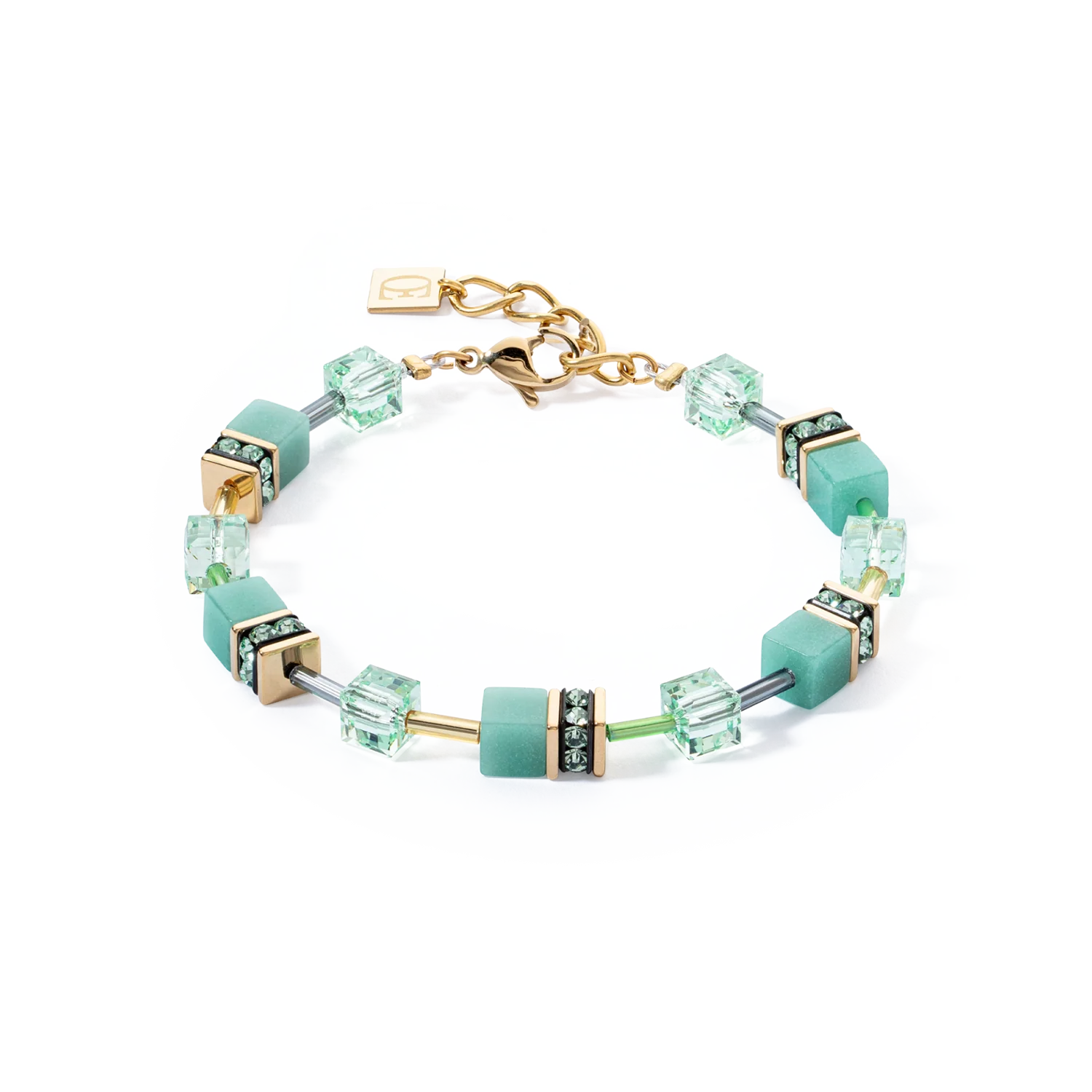 Bracelet GeoCUBE® Iconic Mono Or vert