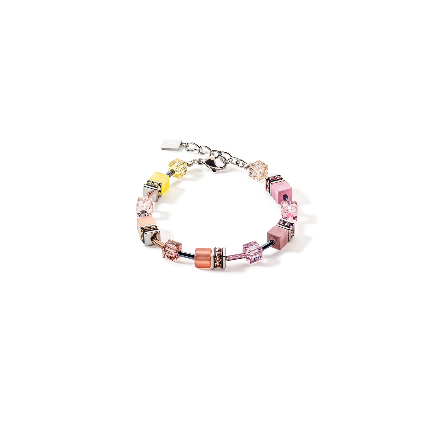 Bracelet GeoCUBE® Iconic Multicolour Vintage lilas-jaune