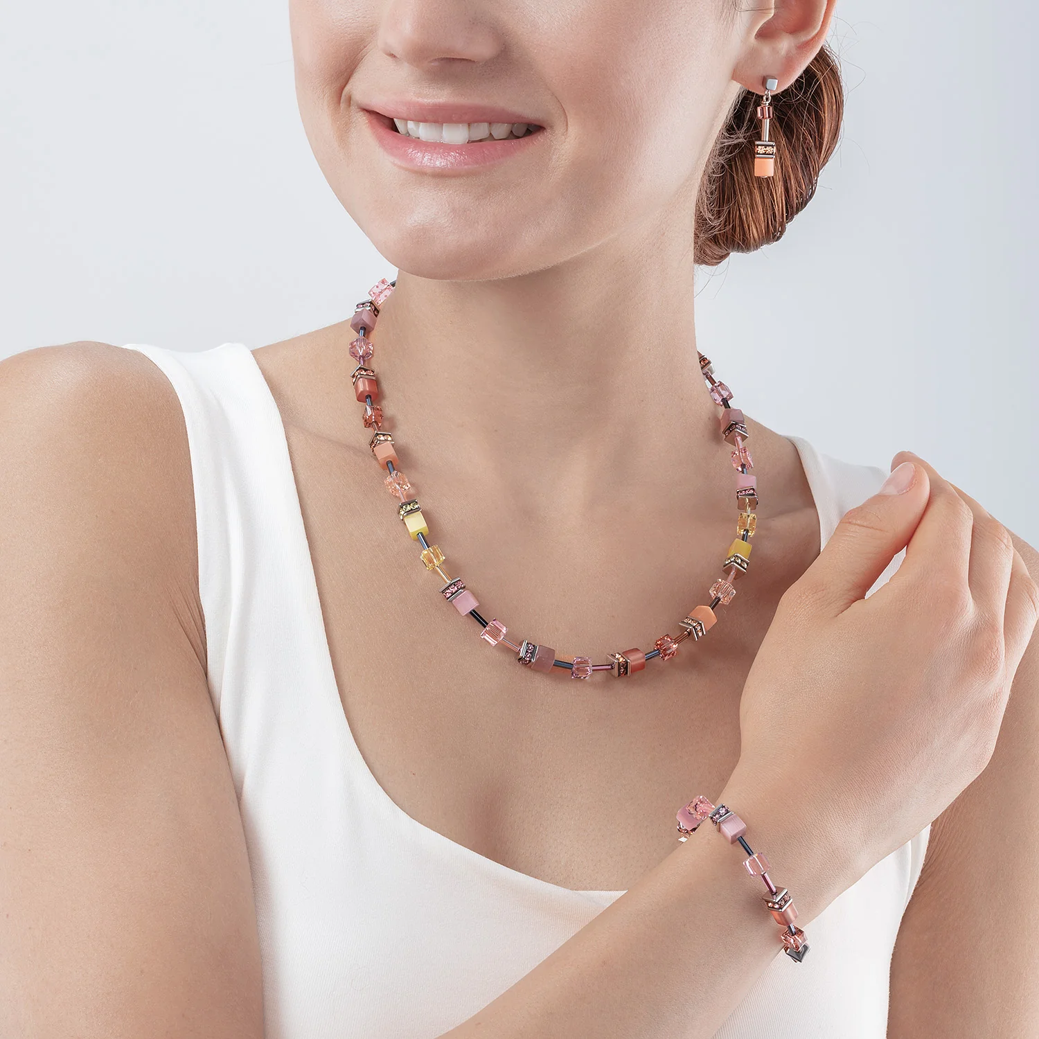 Bracelet GeoCUBE® Iconic Multicolour Vintage lilas-jaune - Image 4