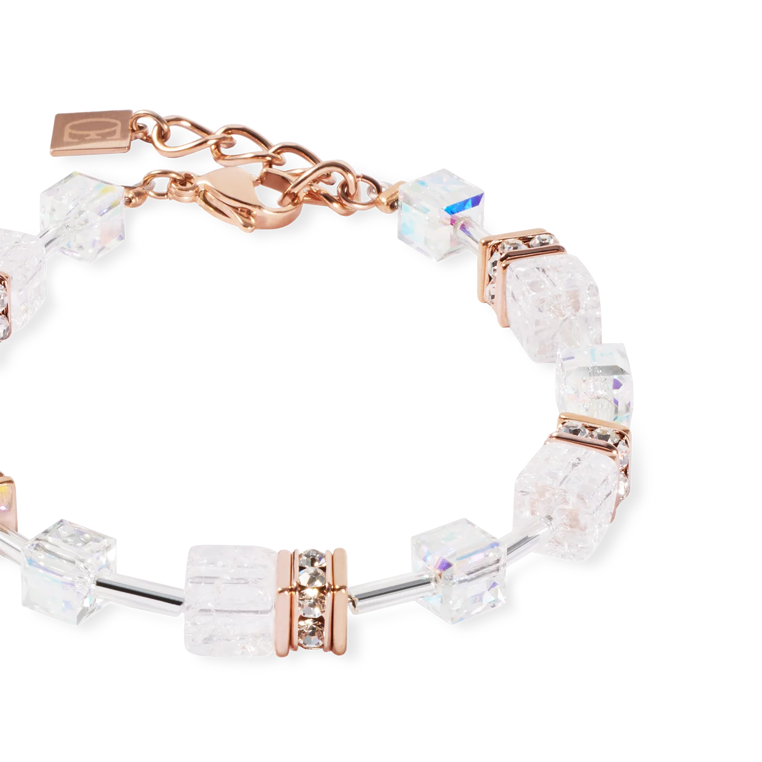 Bracelet GeoCUBE® Iconic Nature or-rose blanc - Image 2