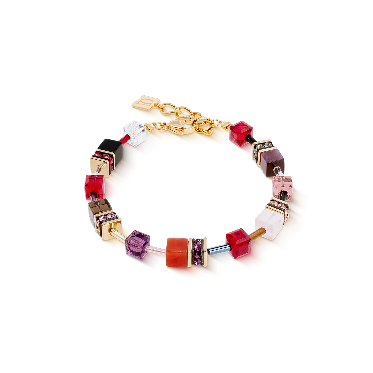 Bracelet GeoCUBE® Iconic Precious Festive rouge