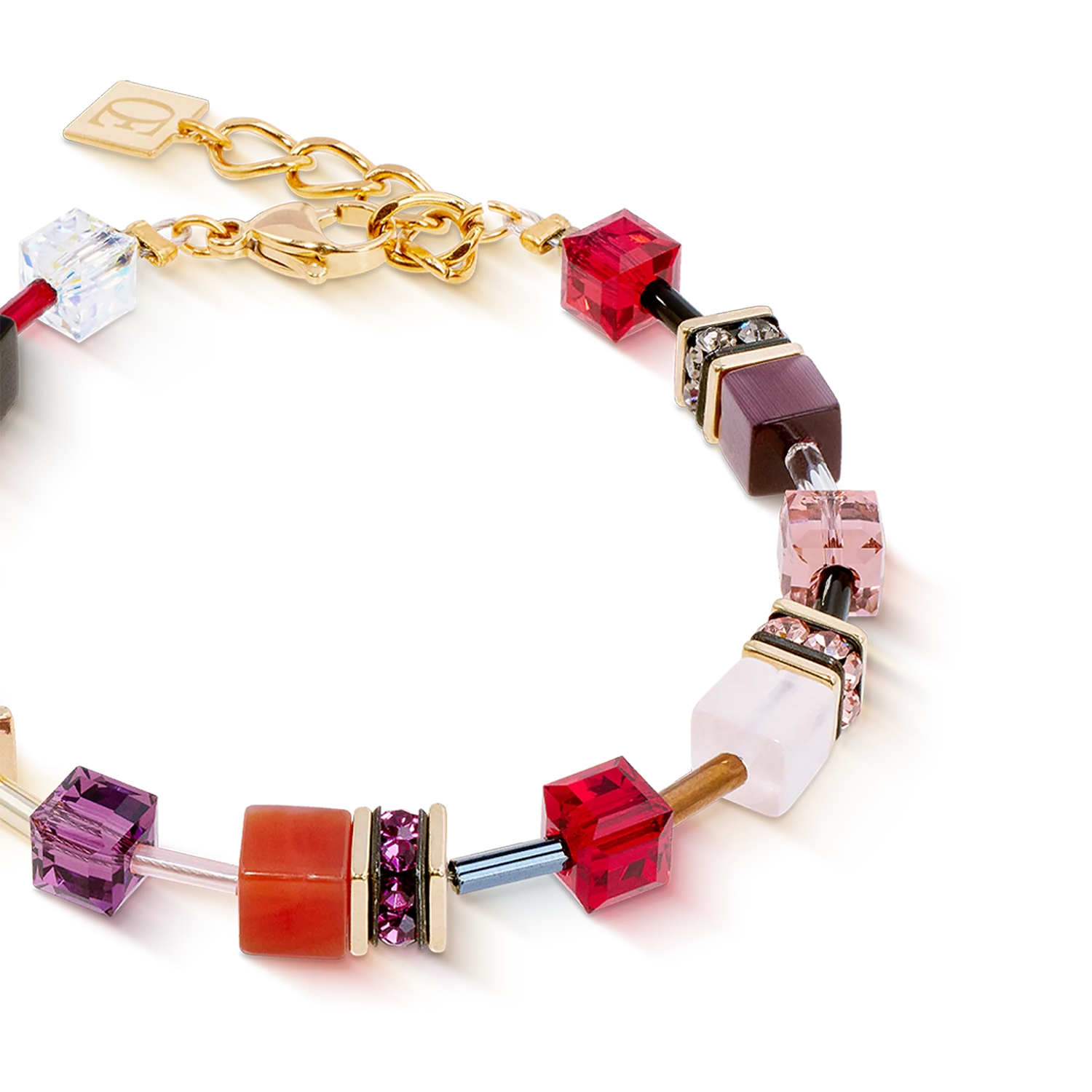 Bracelet GeoCUBE® Iconic Precious Festive rouge - Image 2