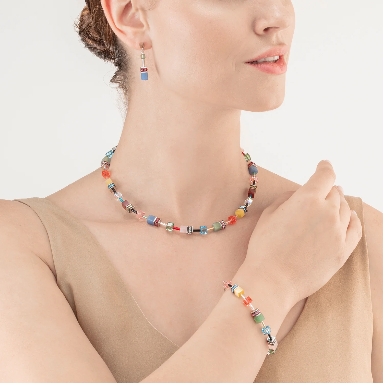Bracelet GeoCUBE® Iconic Precious Multicolour Delight - Image 4