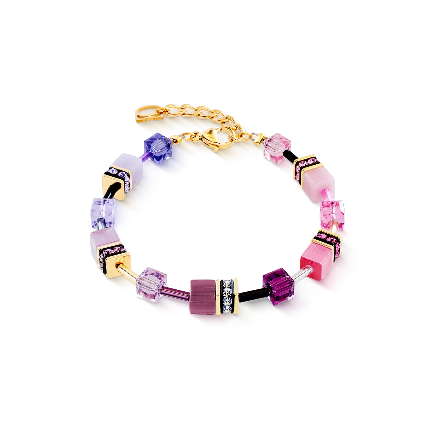 Bracelet GeoCUBE® Iconic rose lilas