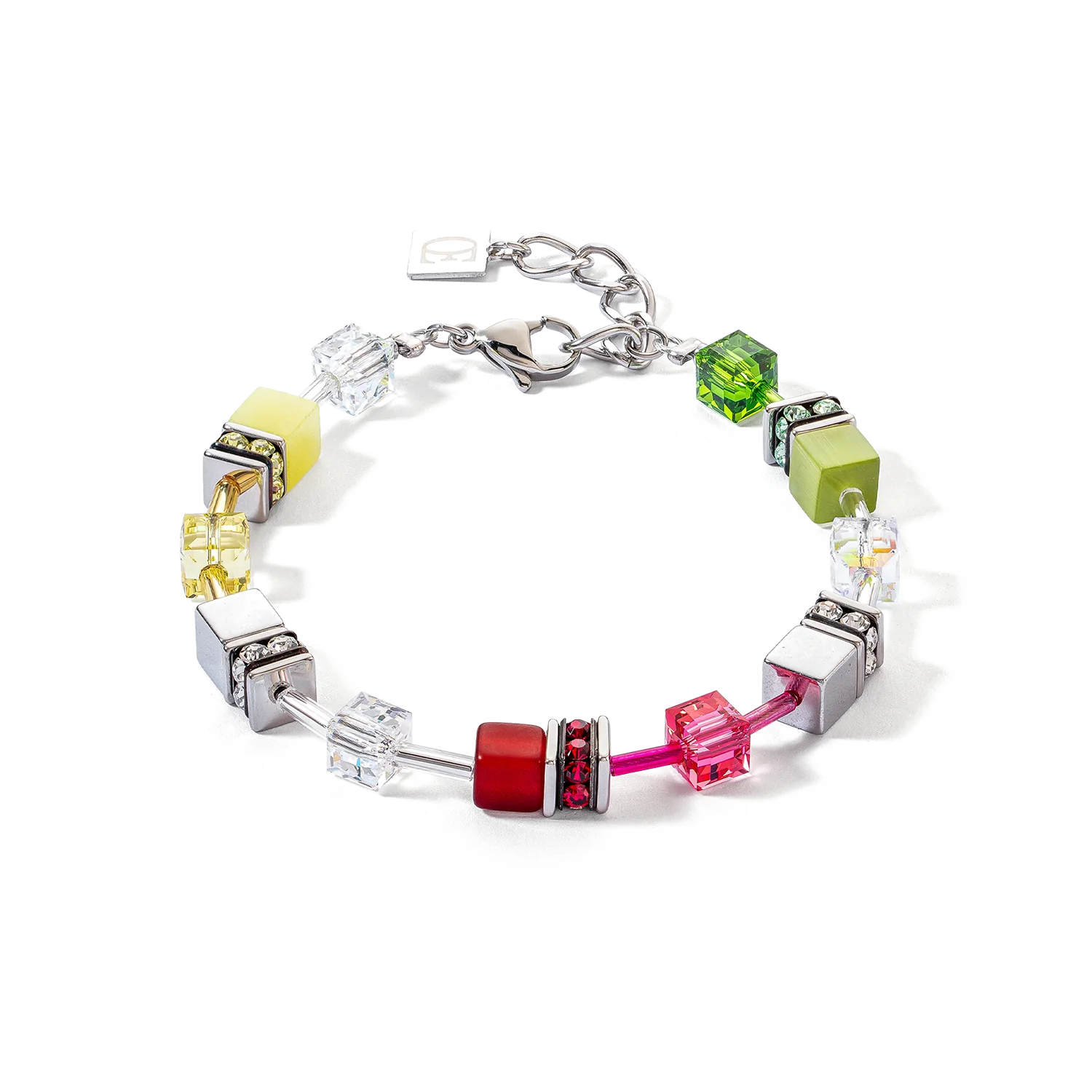 Bracelet GeoCUBE® Iconic rouge-vert
