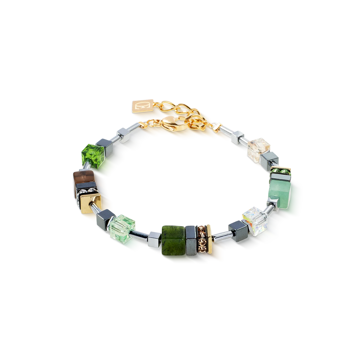 Bracelet GeoCUBE® Precious Motion Forest Light or