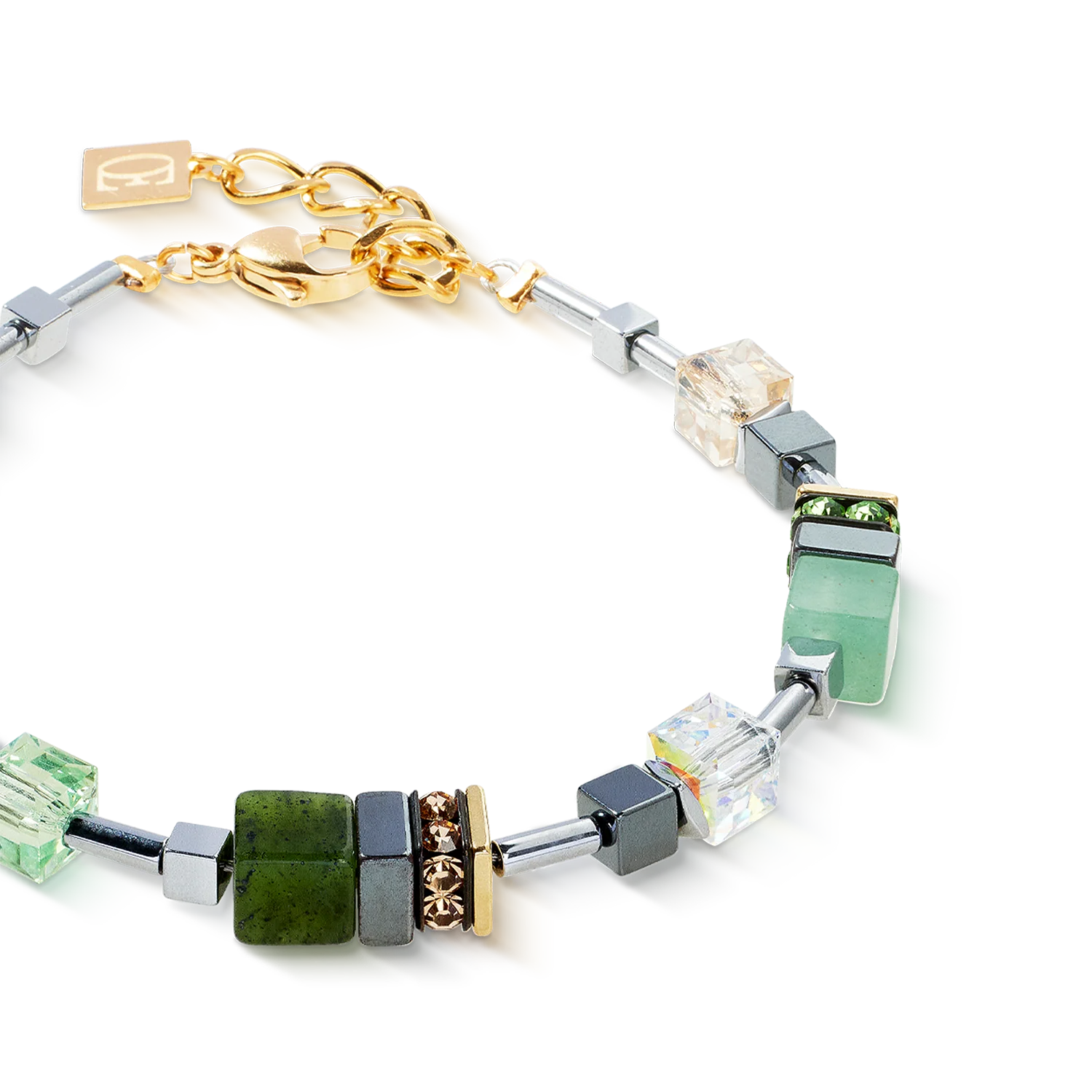 Bracelet GeoCUBE® Precious Motion Forest Light or - Image 2
