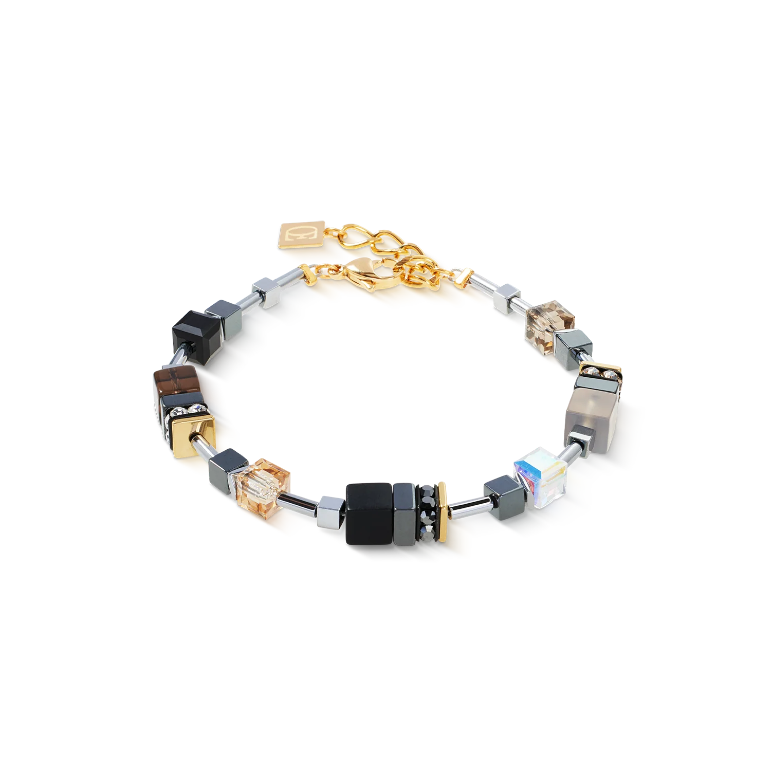 Bracelet GeoCUBE® Precious Motion Stone Whisper gold
