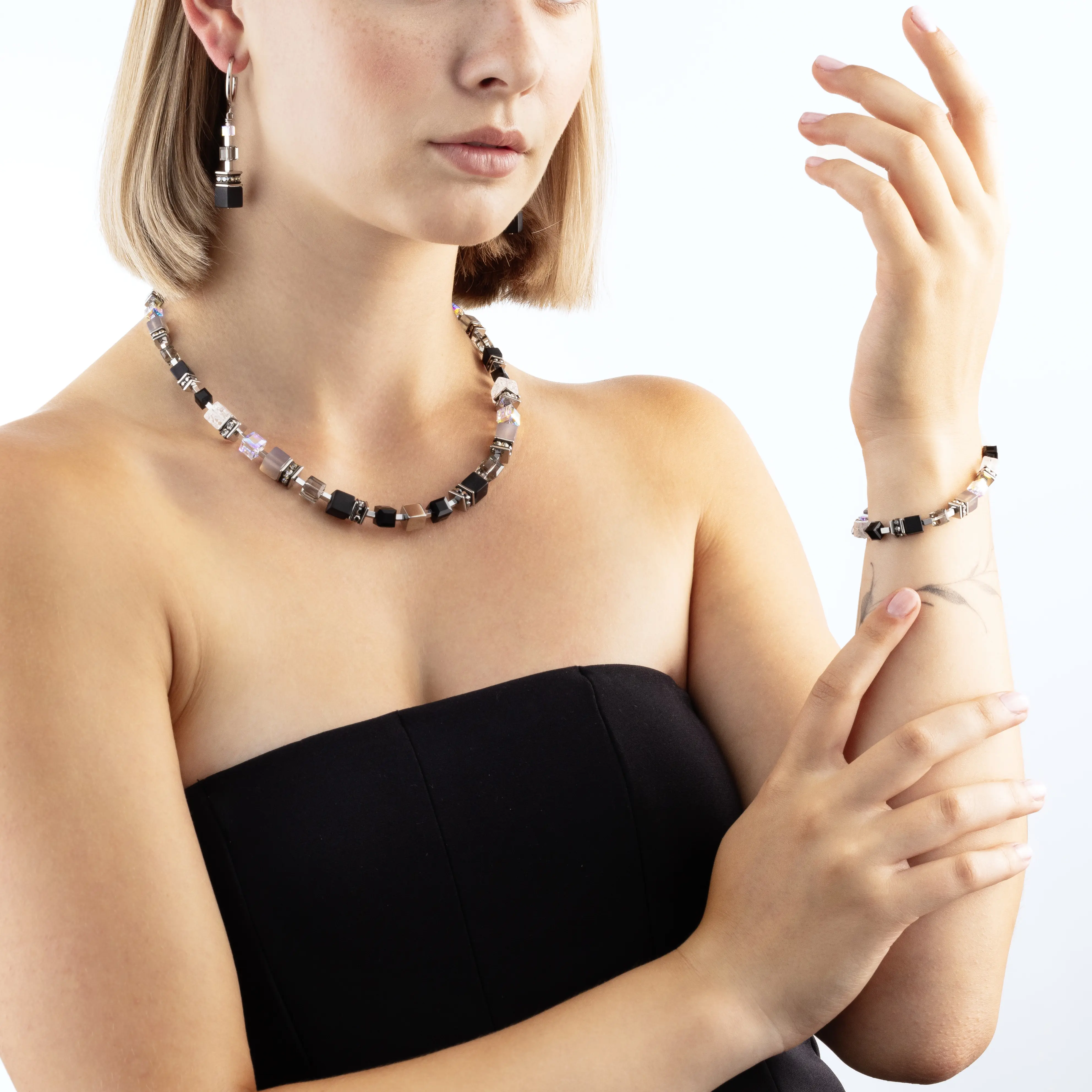 Bracelet GeoCUBE® Precious Statement Crystal Shadow - Image 4