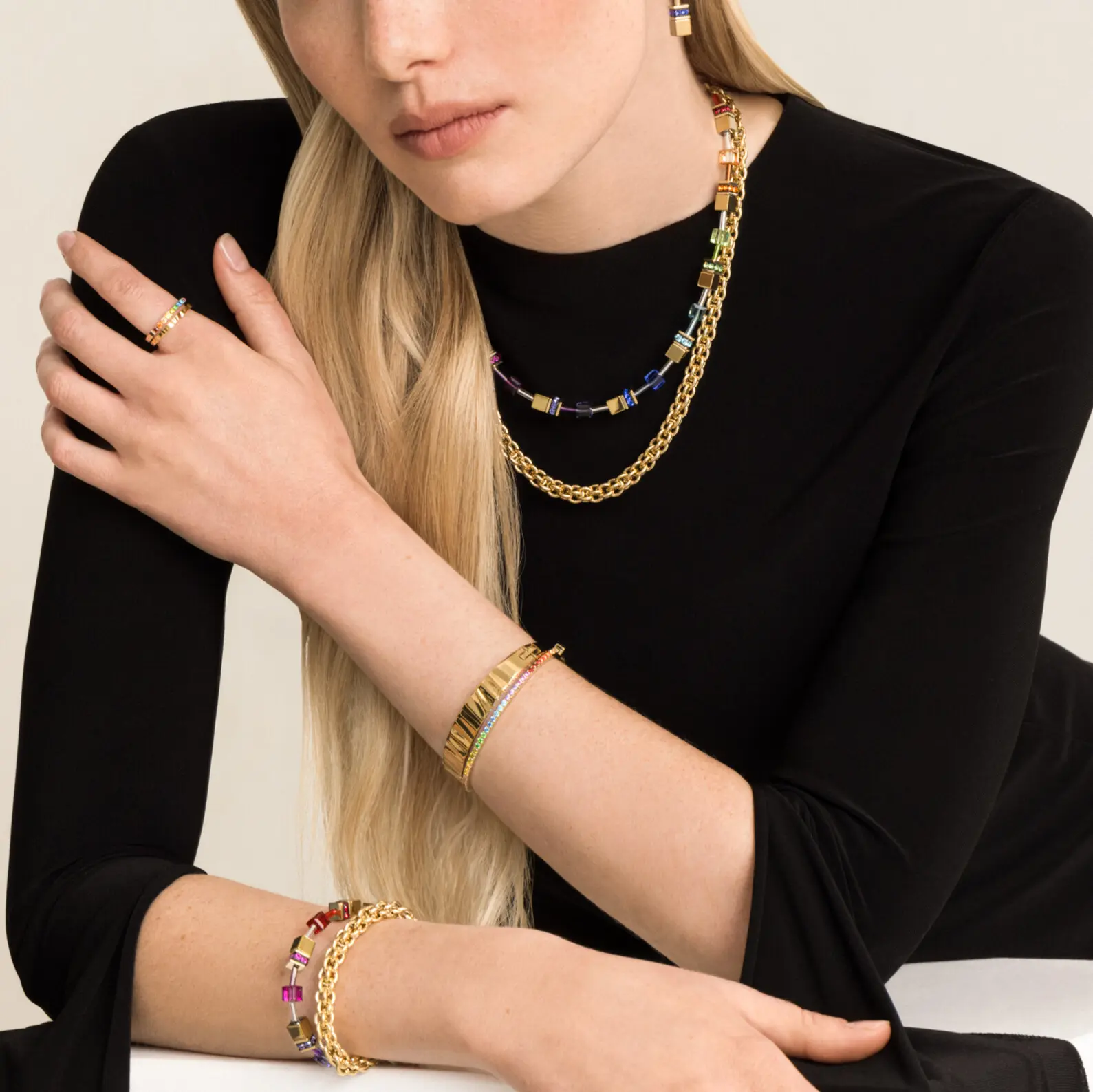 Bracelet Mesh Chain Classic or - Image 4