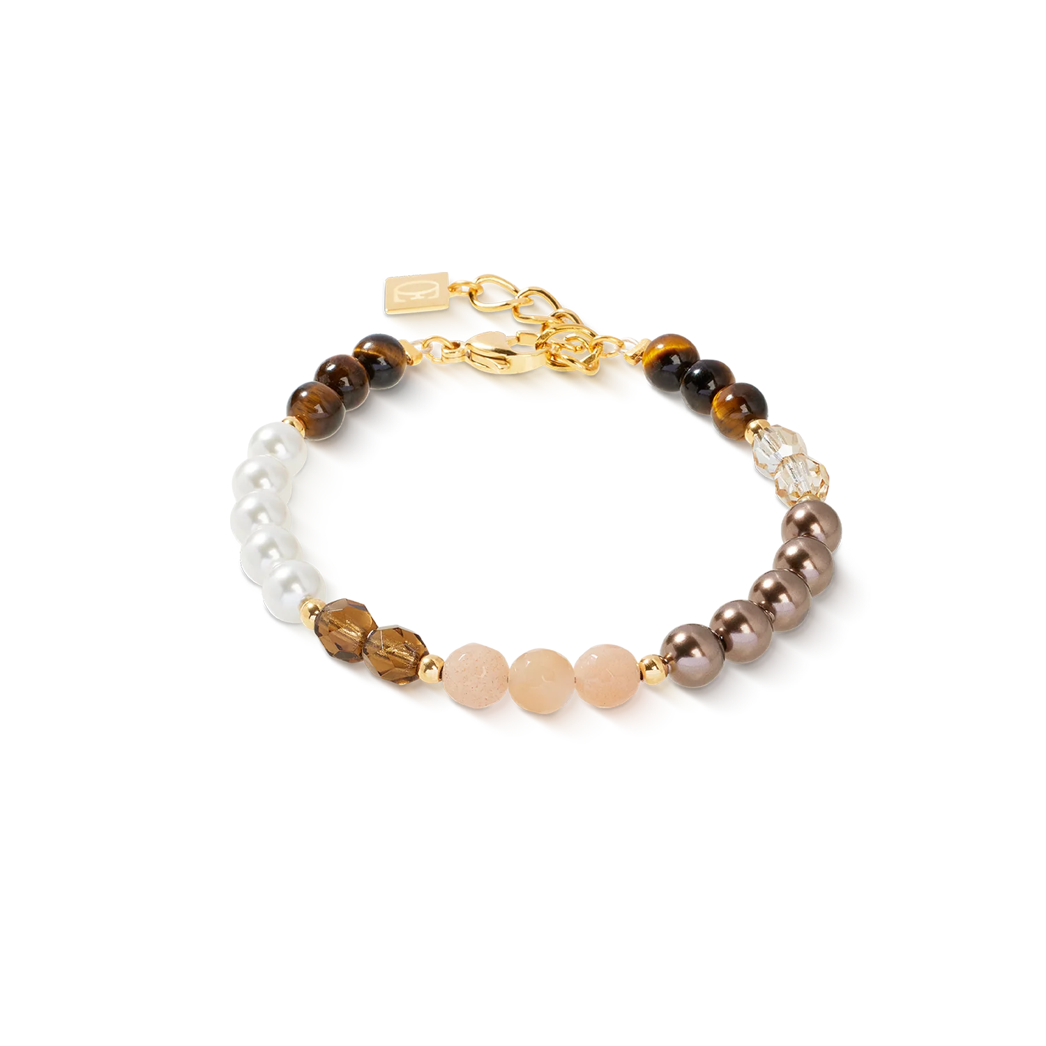Bracelet Precious Elysia or-marron