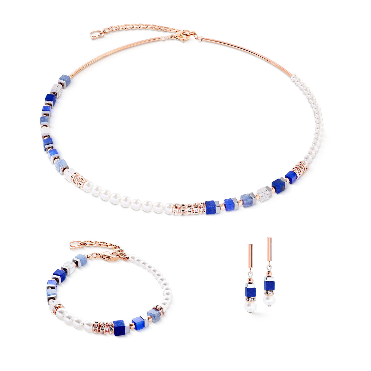 Bracelet Precious Fusion Offset or rose-bleu - Image 3