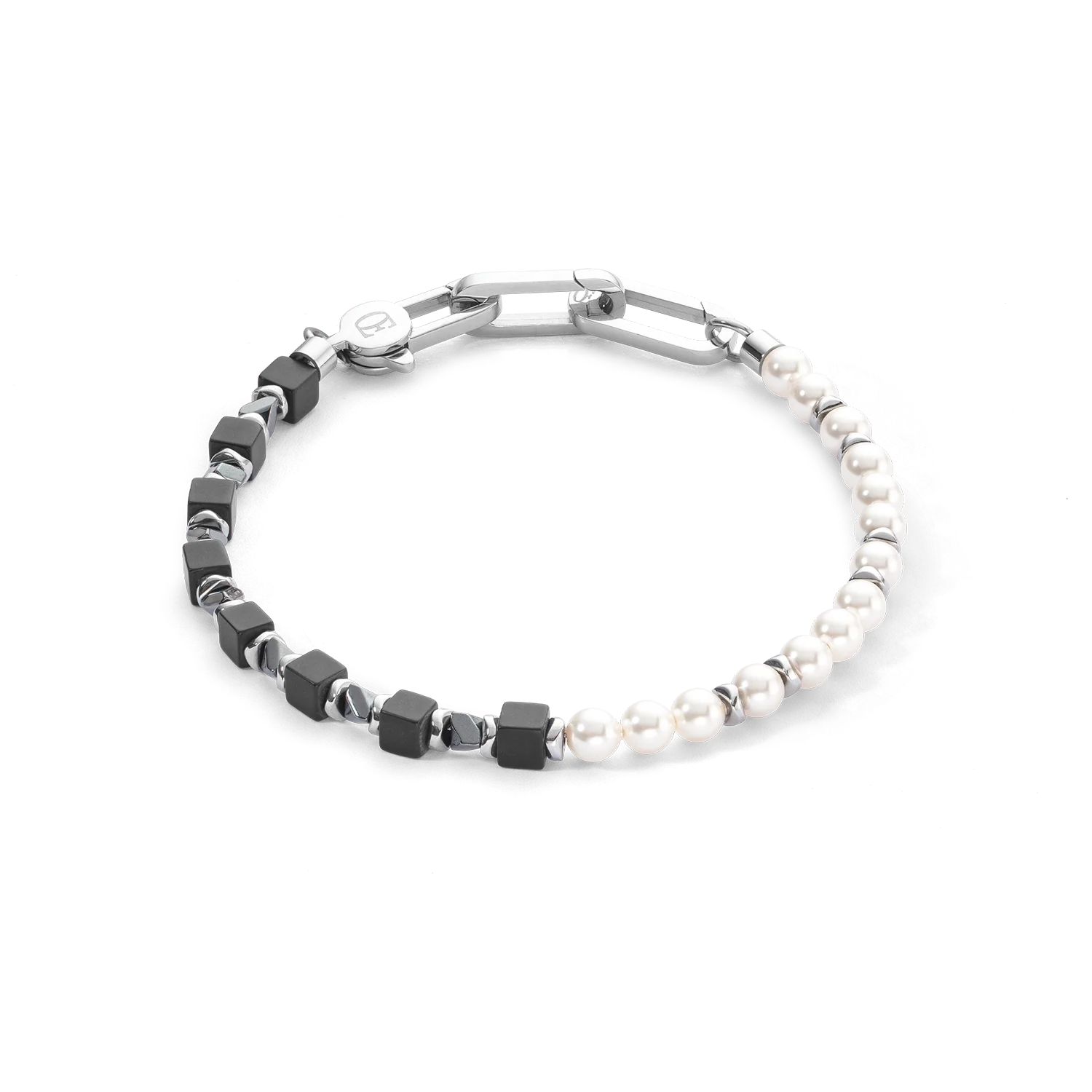 Bracelet Precious Fusion Pearls noir