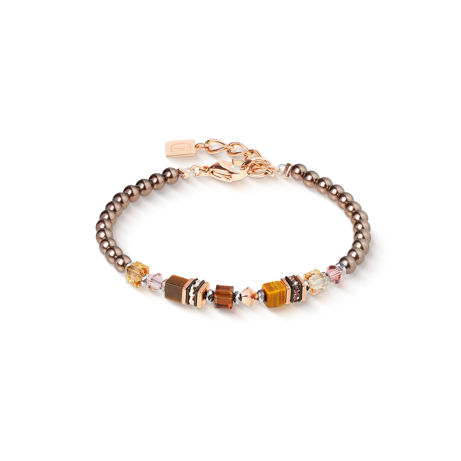 Bracelet Princess Earth Glow or rose-marron