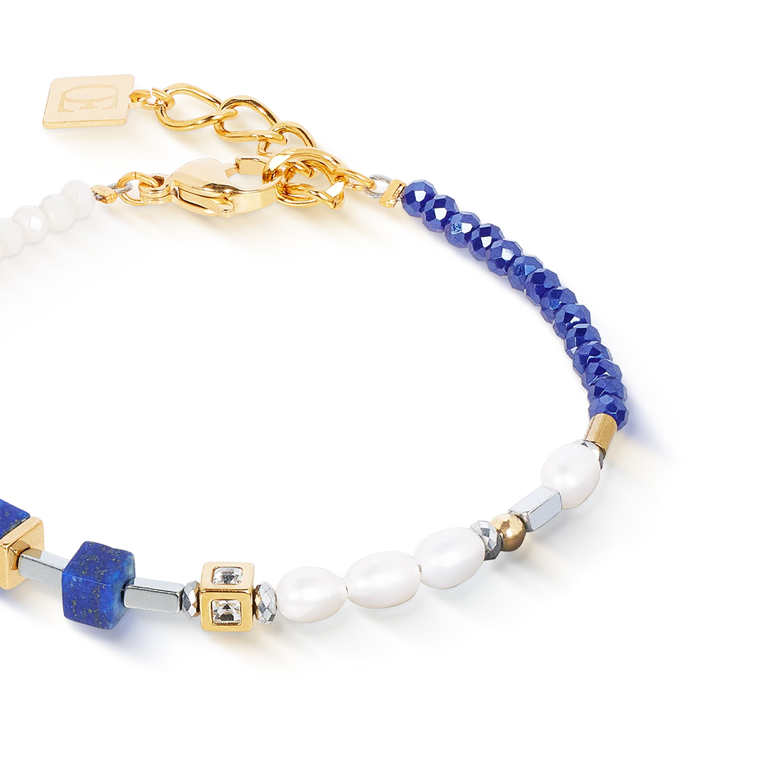 Bracelet Princess Fusion Pearls Lapis-lazuli - Image 2
