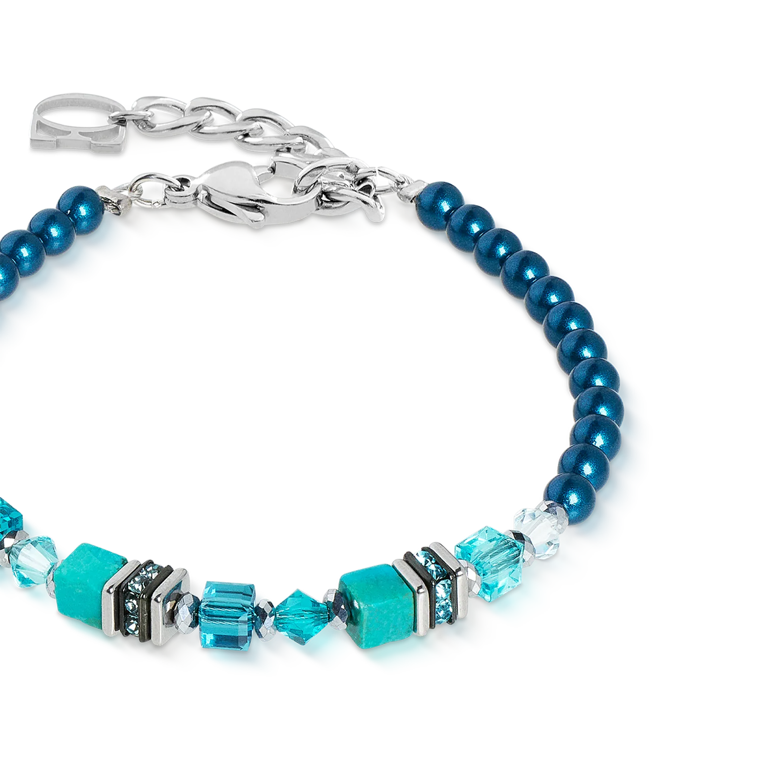Bracelet Princess Teal Glow argent - Image 2