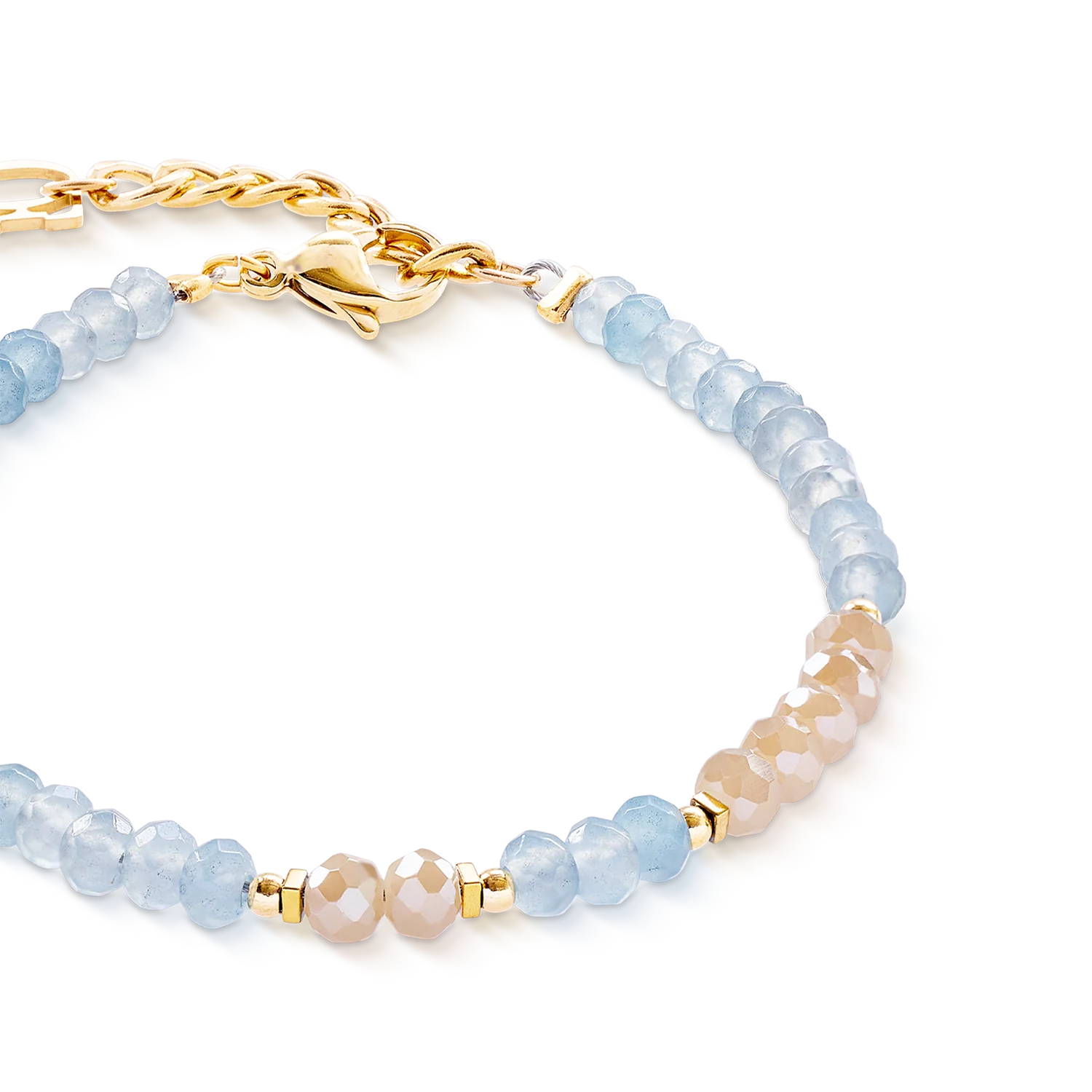 Bracelet Rhythm Jade Sky or - Image 2