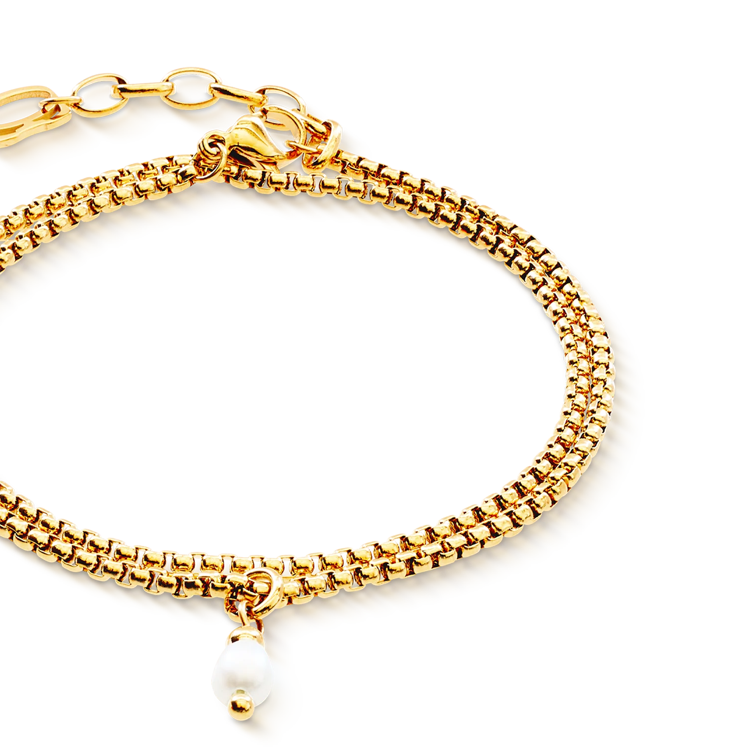 Bracelet Serene Knot Chain or - Image 2