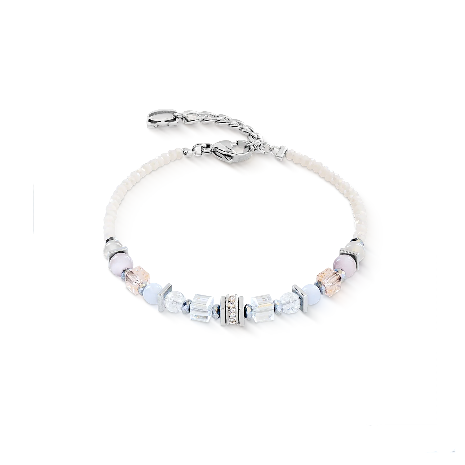 Bracelet Shape Mix Nexus argent pastel