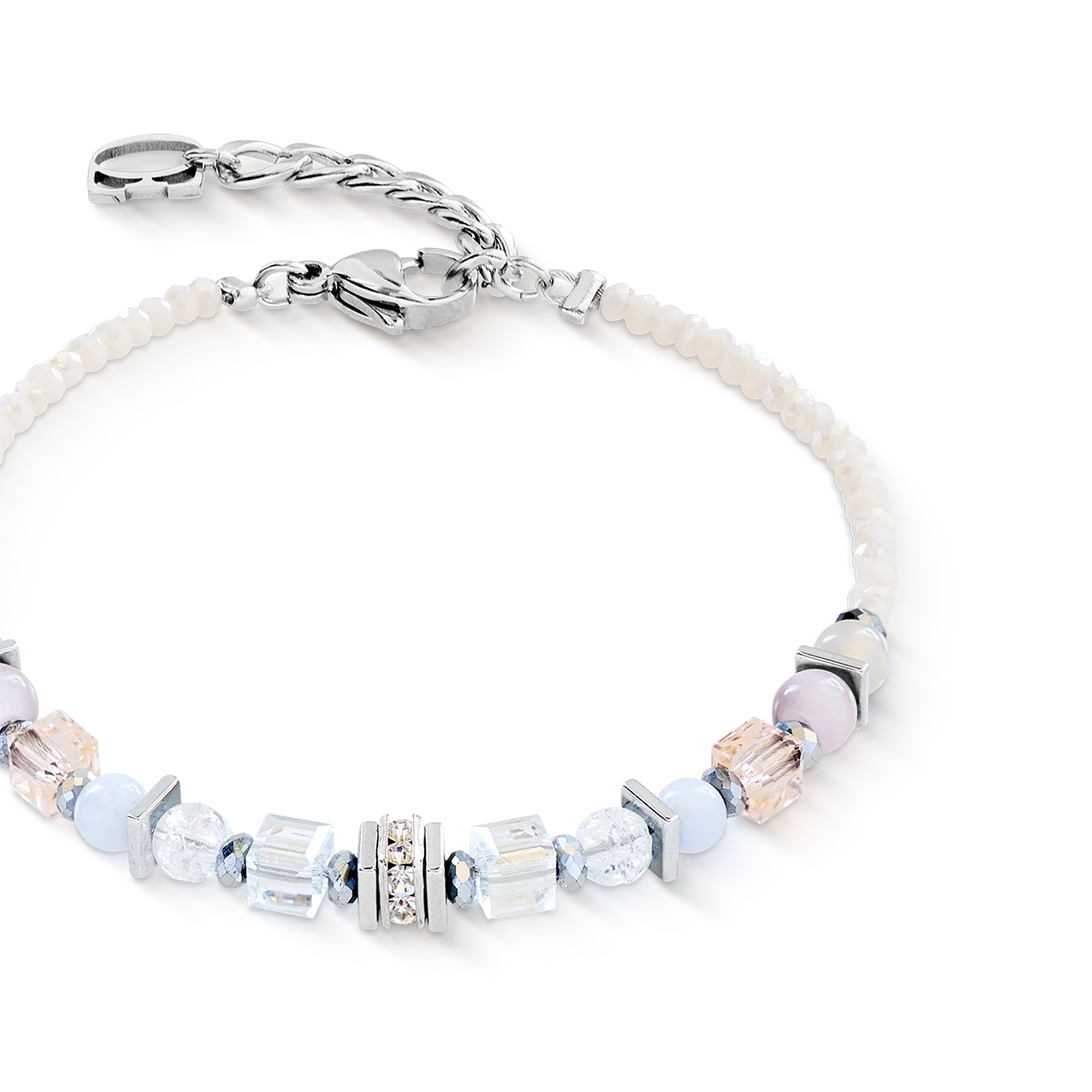 Bracelet Shape Mix Nexus argent pastel - Image 2