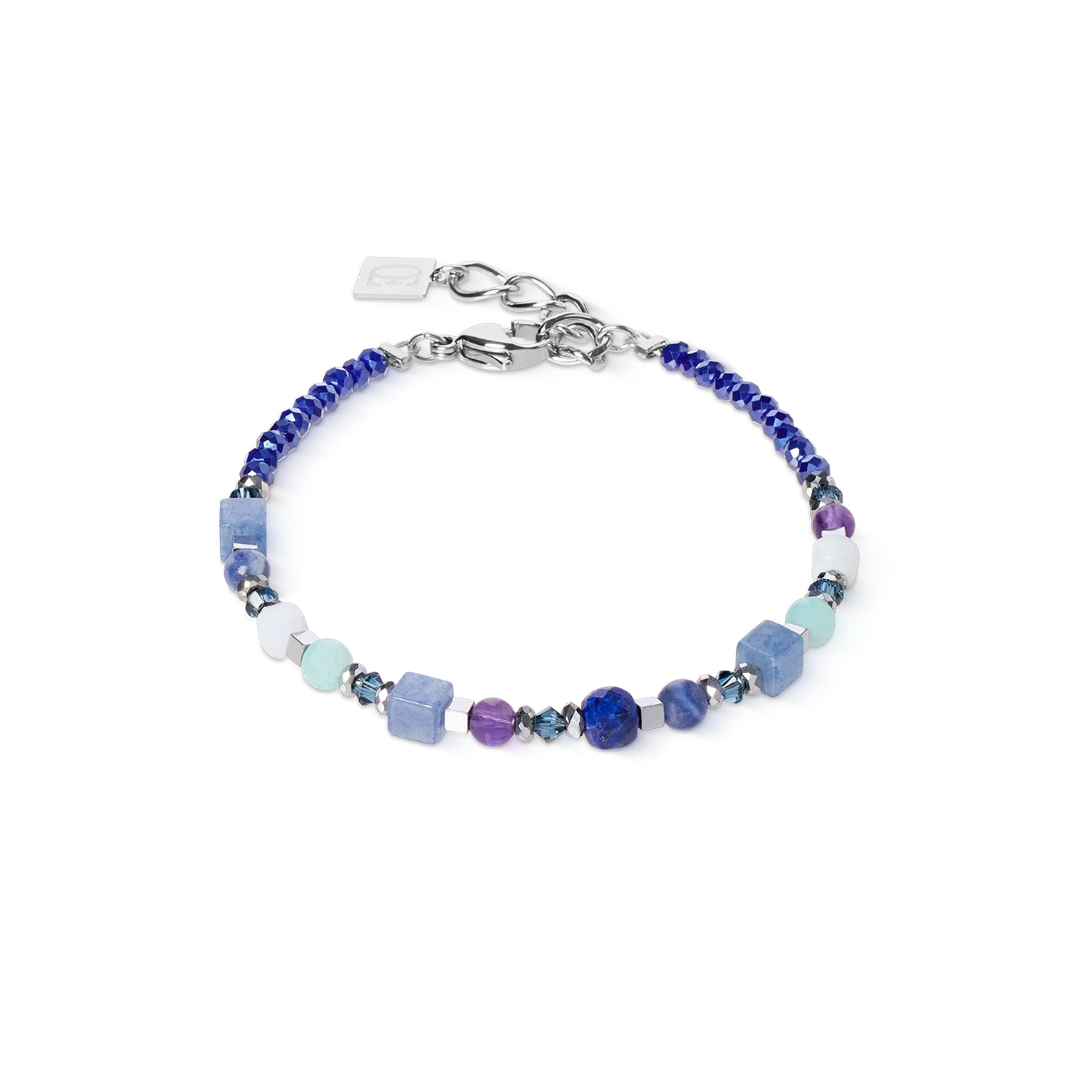 Bracelet Shape Mix Spikes Blue Moon
