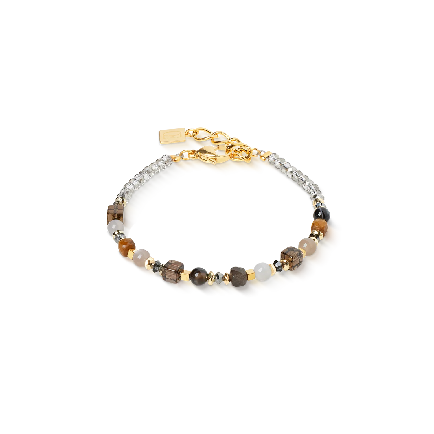 Bracelet Shape Mix Spikes Smoky Glow