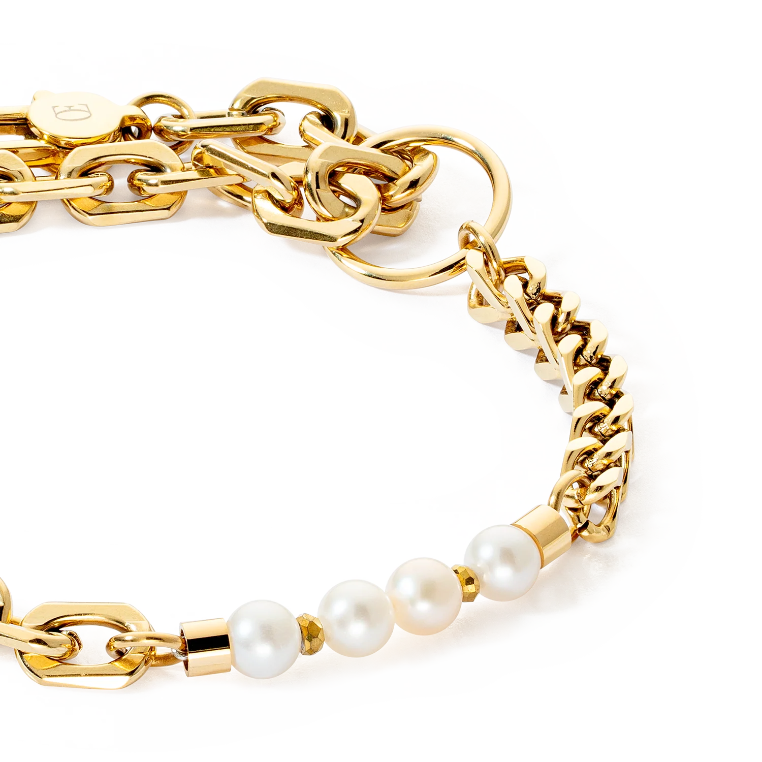Bracelet Shape Shifter Perles d'eau douce or - Image 2