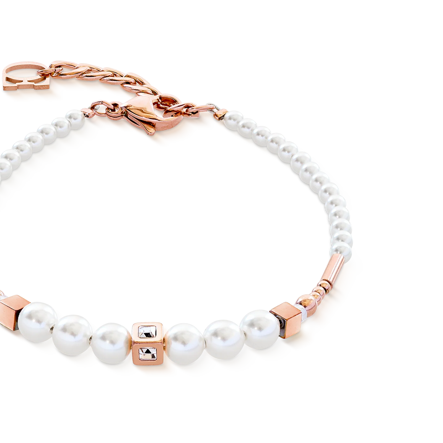 Bracelet Shimmering Princess Pearls or rose-blanc - Image 2
