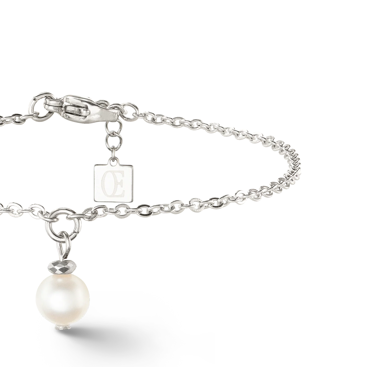 Bracelet Solitaire Perle d'eau douce argent - Image 2