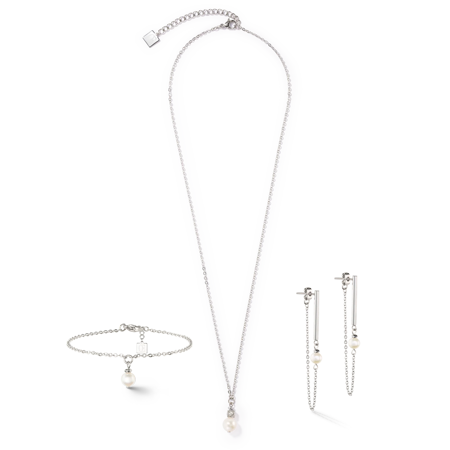 Bracelet Solitaire Perle d'eau douce argent - Image 3